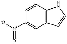 5-硝基吲哚 结构式