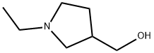 (1-エチル-3-ピロリジニル)メタノール 化学構造式