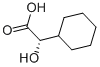 (S)-シクロヘキシルヒドロキシ酢酸 化学構造式