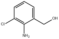 (2-アミノ-3-クロロフェニル)メタノール 化学構造式
