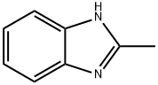 2-メチルベンゾイミダゾール 化学構造式
