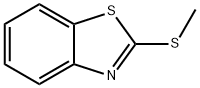 2-甲硫基苯并噻唑, 615-22-5, 结构式
