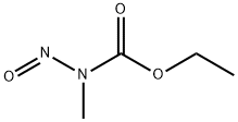 N-甲基-N-亚硝基氨基甲酸乙酯 结构式