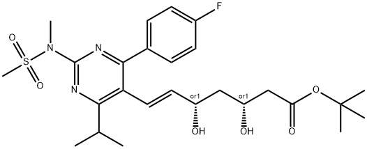 ent-Rosuvastatin tert-Butyl Ester Structure