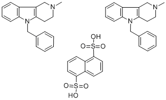 美海屈林萘二磺酸盐, 6153-33-9, 结构式