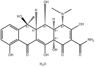 オキシテトラサイクリン二水和物 化学構造式