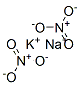 Potassium sodium nitrate Struktur