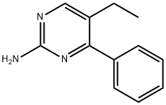 5-ETHYL-4-PHENYLPYRIMIDIN-2-AMINE, 61541-79-5, 结构式
