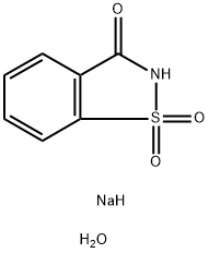 Saccharin sodium dihydrate Struktur
