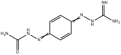 [4-(amidinohydrazono)cyclohexa-2,5-dienal] semicarbazone Structure