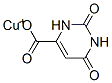bis(1,2,3,6-tetrahydro-2,6-dioxo-4-pyrimidinecarboxylato-N3,O4)copper Structure