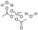 酢酸ウラニル（２水） 化学構造式
