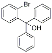 (2-溴苯基)二苯基甲烷醇, 61593-02-0, 结构式