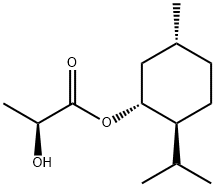 (S)-2-ヒドロキシプロピオン酸(1R,2S,5R)-2-イソプロピル-5-メチルシクロヘキシル 化学構造式