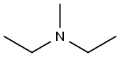 N,N-ジエチルメチルアミン 化学構造式