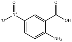 2-氨基-5-硝基苯甲酸, 616-79-5, 结构式