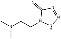 1-(2-二甲基氨基乙基)-1H-5-巯基-四氮唑, 61607-68-9, 结构式