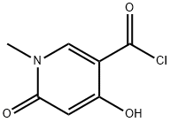 3-Pyridinecarbonyl chloride, 1,6-dihydro-4-hydroxy-1-methyl-6-oxo- (9CI) Structure