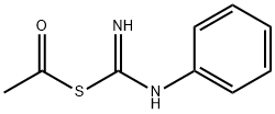 2-アセチル-1-フェニルイソチオ尿素 化学構造式