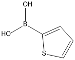 2-チオフェンボロン酸 化学構造式