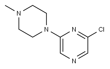 1-(6-Chloro-2-pyrazinyl)-4-methylpiperazine Structure