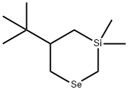 5-tert-Butyl-3,3-dimethyl-1-selena-3-silacyclohexane Struktur