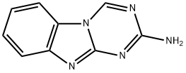 1,3,5-三嗪并[1,2-A]苯并咪唑-2-胺, 61678-05-5, 结构式