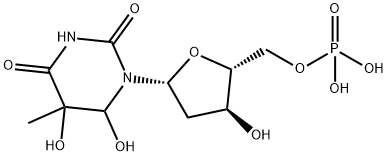 thymidine glycol monophosphate Structure