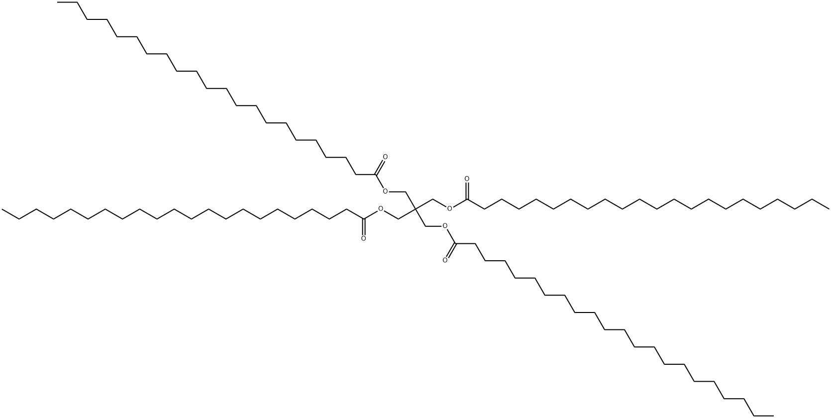 二ドコサン酸2,2-ビス[[(1-オキソドコシル)オキシ]メチル]-1,3-プロパンジイル 化学構造式
