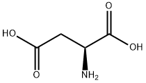 DL-アスパラギン酸 化学構造式