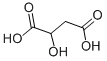 ​D,L-リンゴ酸 化学構造式