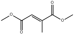2-Methylfumaric acid dimethyl ester, 617-53-8, 结构式