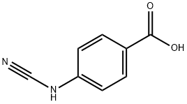 4-シアナミノ安息香酸 化学構造式