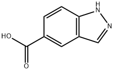 吲唑-5-甲酸盐酸盐 结构式