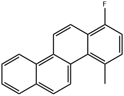 1-Fluoro-4-methylchrysene Struktur