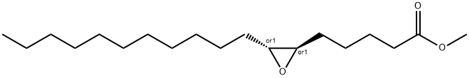 Oxiranepentanoic acid, 3-undecyl-, methyl ester, trans- Structure