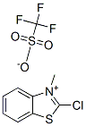 苯并噻唑IUM, 2-氯-3-甲基-, 1,1,1-三氟甲烷磺酸盐 (1:1), 61765-15-9, 结构式