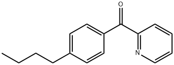 2-(4-ブチルベンゾイル)ピリジン 化学構造式