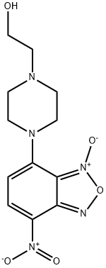 7-[4-(2-Hydroxyethyl)piperazin-1-yl]-4-nitrobenzofurazane 1-oxide Structure