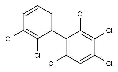 2,2',3,3',4,6-六氯联苯 结构式
