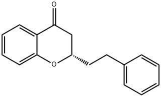(S)-2-(2-Phenylethyl)chroman-4-one Struktur