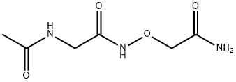 Acetamide,  2-(acetylamino)-N-(2-amino-2-oxoethoxy)- Structure