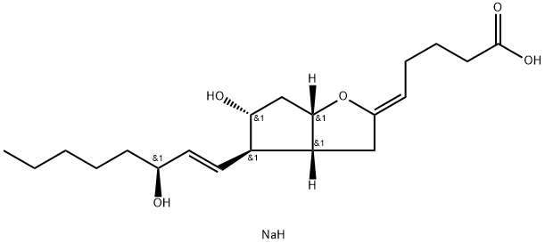 依前列醇钠, 61849-14-7, 结构式