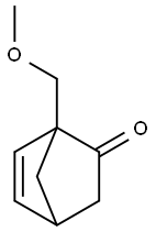 1-メトキシメチルビシクロ[2.2.1]ヘプタ-5-エン-2-オン 化学構造式
