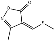 5(4H)-Isoxazolone,3-methyl-4-[(methylthio)methylene]-,(Z)-(9CI) Struktur