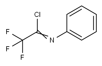 2,2,2-Trifluoro-N-phenylacetimidoyl Chloride Structure