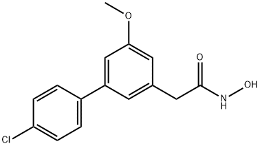 4'-Chloro-N-hydroxy-5-methoxy-(1,1'-biphenyl)-3-acetamide Structure