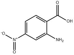 2-氨基-4-硝基苯甲酸 结构式