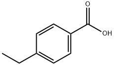 对乙基苯甲酸, 619-64-7, 结构式