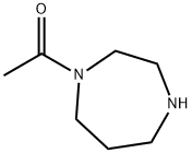 1-アセチル-1,4-ジアゼパン 化学構造式